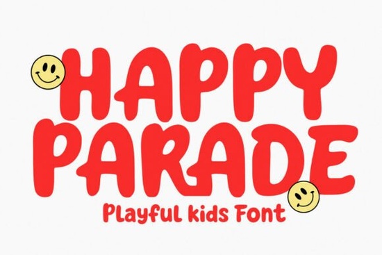 Happy Parade Font